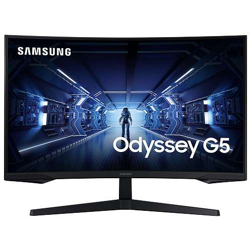 10% de réduction sur tout les moniteurs - Ex : Écran PC 32" Samsung Odyssey G5 C32G55TQWR - WQHD, 144 Hz, 1 ms, FreeSync