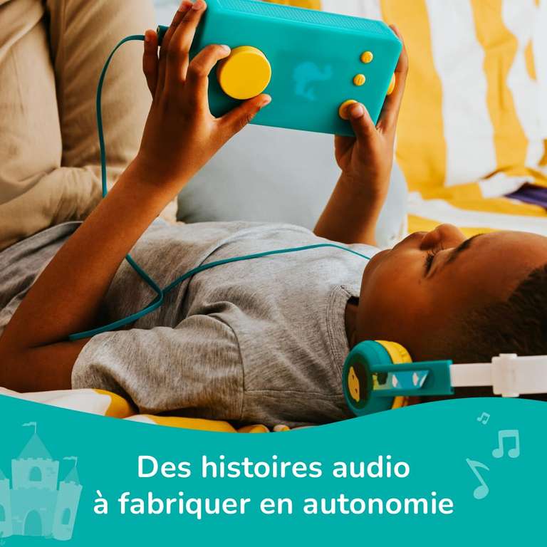 Lunii, Ma Fabrique à Histoires, Nouveau Modèle, Enfants de 3 à 8 Ans + Livre Audio de 24 Histoires interactives Inclus (vendeur tiers)