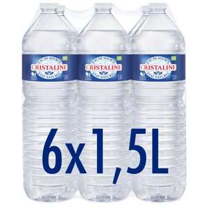 Paquet de 6 bouteilles d'Eau de source Cristaline - 6x1.5L