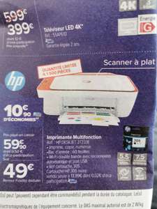 Imprimante à jet d'encre multifonction HP DeskJet 27233e (via 10.9€ sur la carte de fidélité)