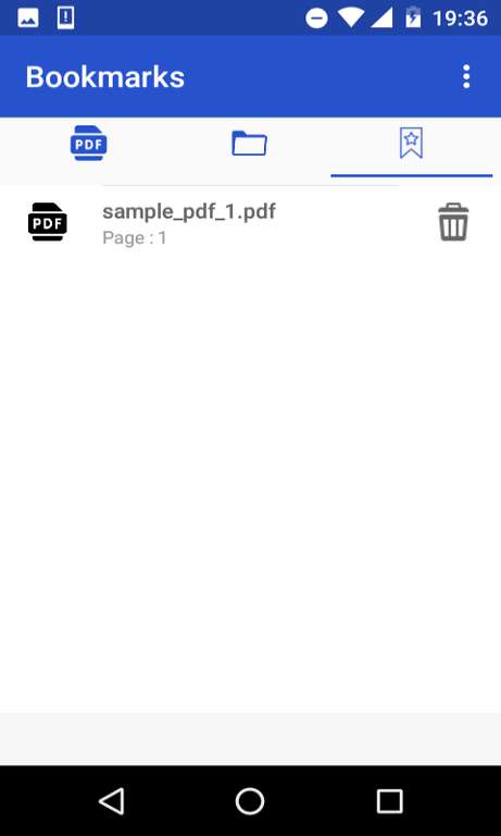 Application PDF Viewer Pro sur Android