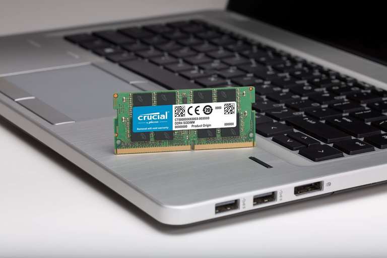 Mémoire RAM DDR4 Crucial - 32 Go, 3200 MHz, CL22, SODIMM (CT32G4SFD832A)