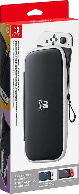 NINTENDO Pochette de transport et protection d'écran Nintendo Switch  (modèle OLED) pas cher 