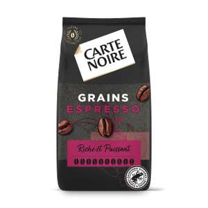 Café Grain Carte Noire Espresso - 100 % Arabica - Paquet de 1 kg - Fabriqué en France