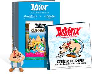 Box Boîte des Irréductibles avec BD Astérix et Cléopâtre + livre La Galerie des Personnages + figurine Obélix (abonnement sans engagement)