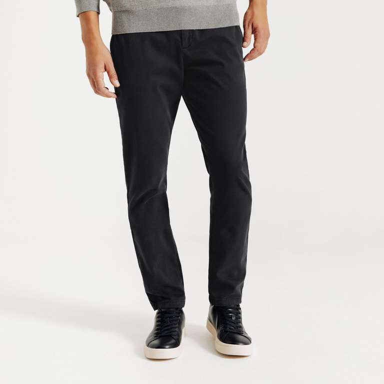 Lot De 2 Pantalons Chinos Slim Jules Homme - Taille 38 (équivalent 36) - Noir - Occasion Très Bon état