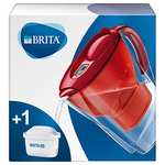 Carafe filtrante Marella Brita - Rouge, 2.4L + 1 filtre Maxtra+