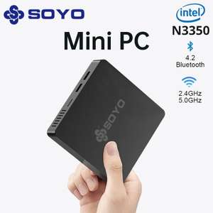 Mini PC M2 Soyo - 6 Go de RAM, 64 Go EMMC, Intel N3350, Windows 10
