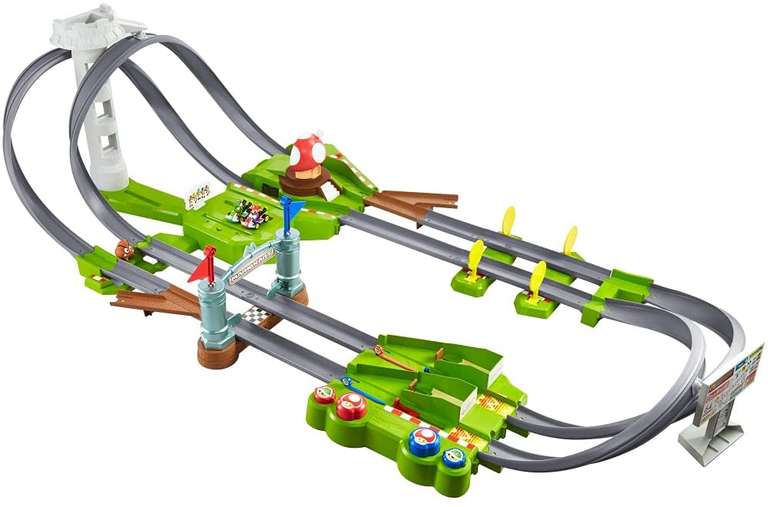 Circuit de course pour véhicules Hotwheels Mario Kart