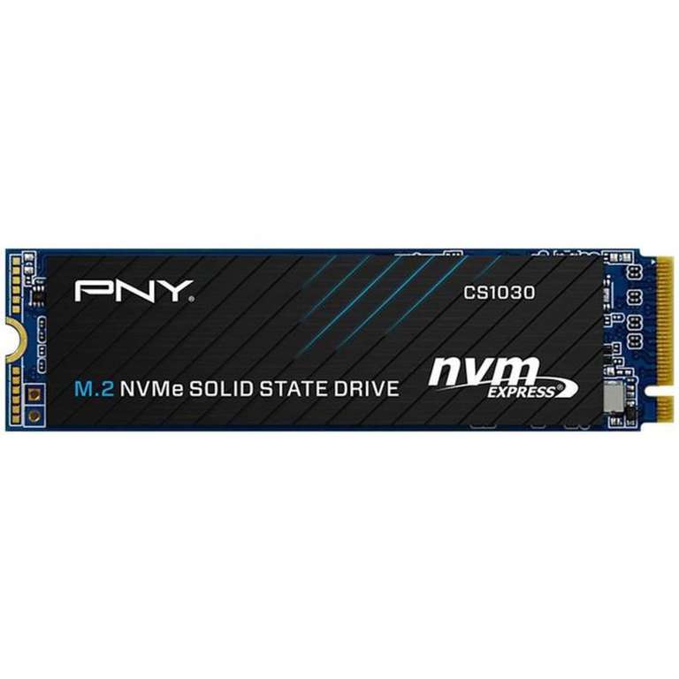 SSD interne M.2 NVMe PNY CS1030 - 250 Go (Jusqu'à 2500-1100 Mo/s en Lecture-Ecriture)