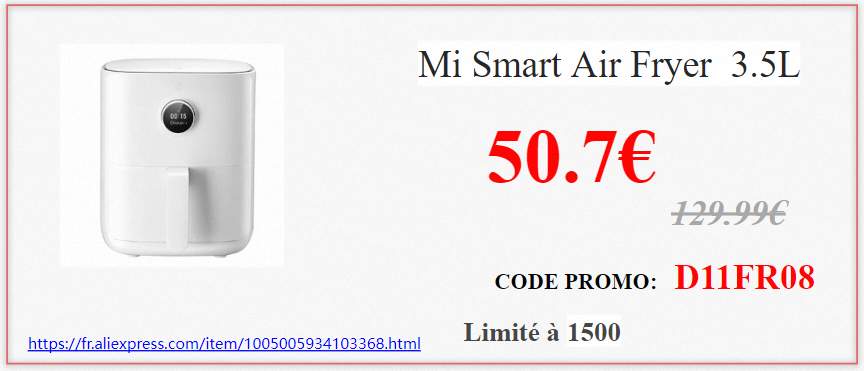 Xiaomi Mi Smart Air Fryer 3.5L White CE