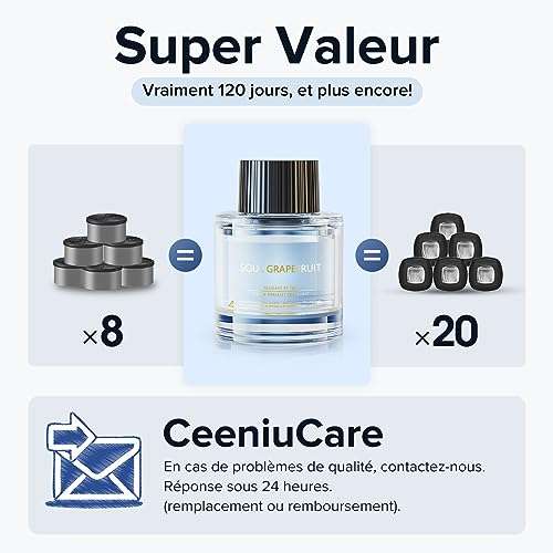 Désodorisant Voiture Ceeniu F26 - 45 ml, durée 6 mois (Vendeur Tiers)