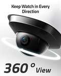 Camera de surveillance WiFi extérieure Eufy Security Floodlight Cam 2 Pro - 2K, 360° (via coupon - vendeur tiers)