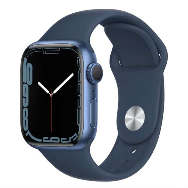 Montre Connectée Apple Watch Series 7 (GPS) - 41 mm, Bleu ou Vert (+16,75€ en Rakuten Points)