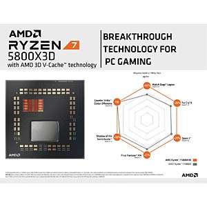 AMD T R7-7800X3D: AMD AM5 Ryzen 7 7800X3D, 8x 4.20 GHz, tray at reichelt  elektronik