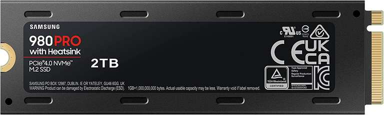 [Prime] SSD interne M.2. Samsung 980 Pro - 2 To avec dissipateur