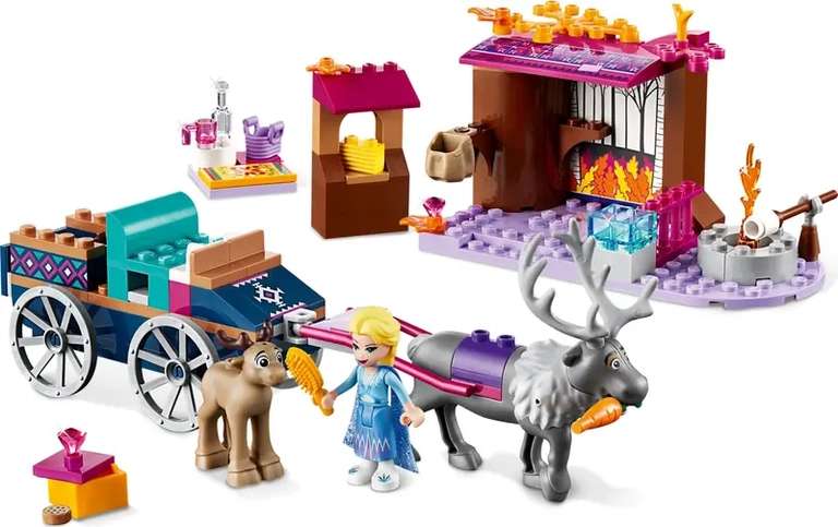 Jeu de construction Lego Disney L’Aventure en Calèche d’Elsa 41166 (via 15.25€ fidélité)