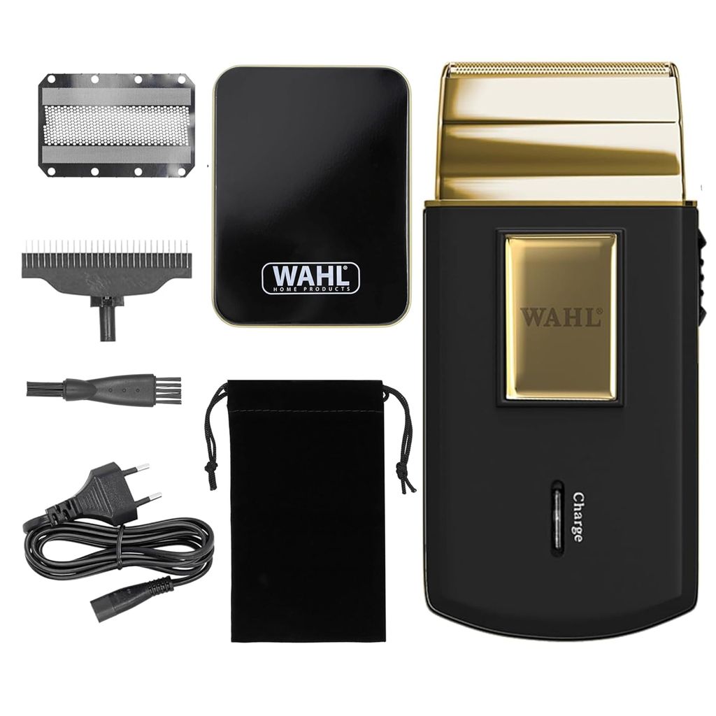 Rasoir électrique sans fil et rechargeable Wahl Travel Shaver Gold Edition