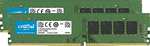 Kit mémoire RAM Crucial (CT2K8G4DFRA32A) - 16 Go (2 x 8 Go), DDR4, 3200 Mhz, CL22