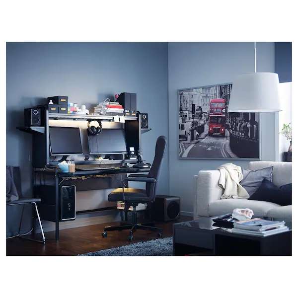 [Ikea Family] Bureaux de gaming Fredde - 185 x 74 x 146 cm