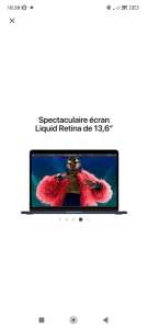 PC Portable 13" Apple MacBook Air M3, 8Go RAM, 256Go SSD (Via 150€ de bonus reprise)