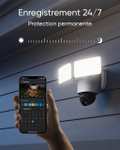 Caméra de sécurité eufy Security Floodlight E340 - Panoramique à 360° et Inclinaison, Wi-FI Double Bande (Vendeur Tiers)