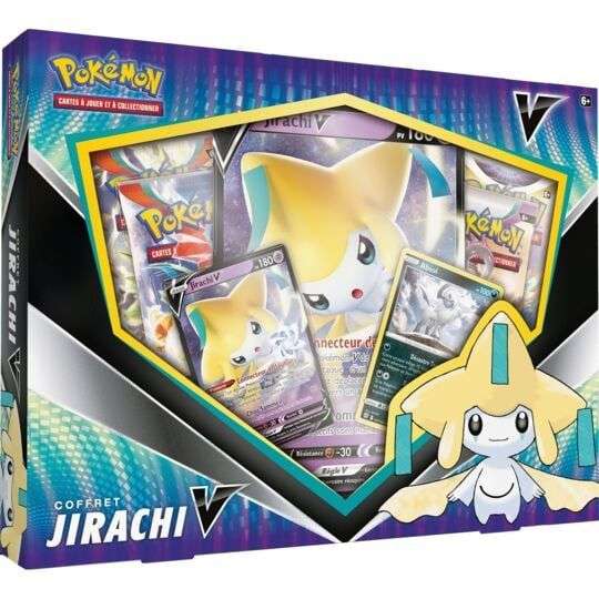 3 Coffrets Jirachi-V Pokemon (Via 19,90€ sur Carte Fidélité)