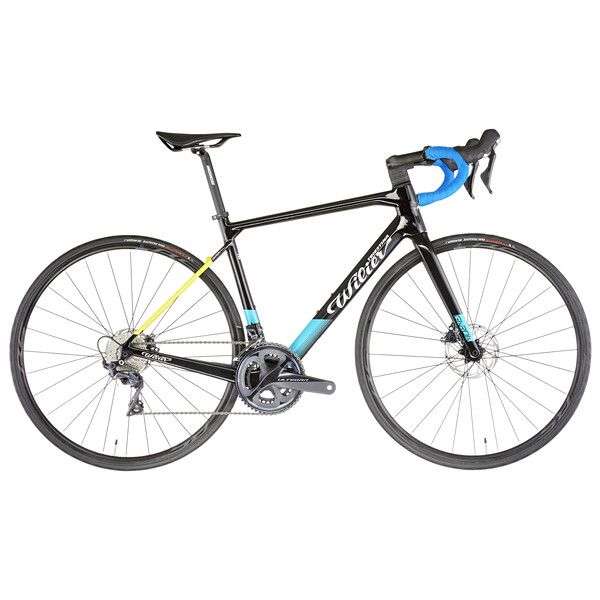 Vélo de Course Wilier Triestina Garda Disc Shimano Ultegra R8020 34/50 Noir/Bleu 2022 (Taille L)