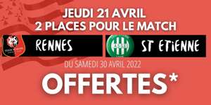 2 places offertes pour le match Rennes - St Etienne du 30 avril 2022 dès 80€ d'achat dans tout le magasin - Vern-sur-Seiche (35)