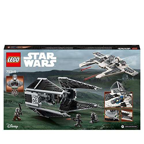 Jeu de Construction Lego Star Wars (75348) - Le Chasseur Fang Mandalorien Contre le TIE Interceptor (via coupon)