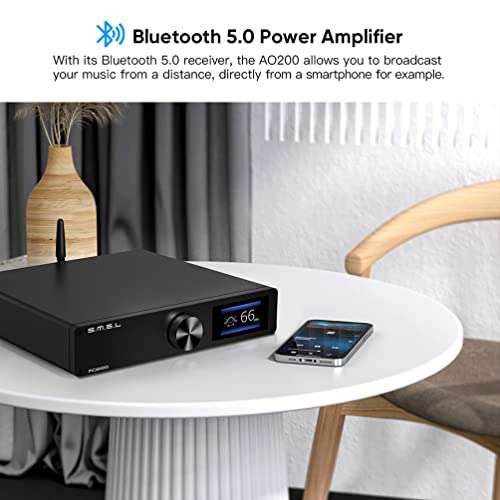 Amplificateur audio SMSL AO200 - Bluetooth, 150W x 150W (via coupon - vendeur tiers)