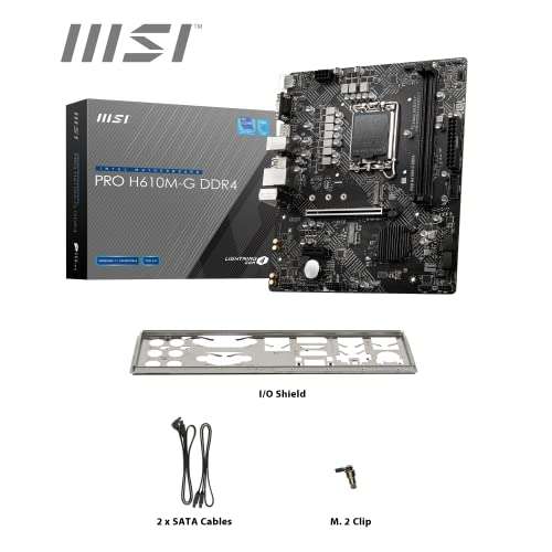 Carte mère MSI Pro H610M-G DDR4 - Socket 1700