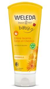 Sélection de produits de soin pour bébé en promotion - Ex : Crème lavante corps et cheveux au Calendula (200ml)