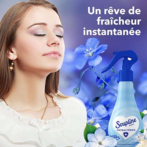 Soupline - Pack de 6 - Parfum de linge Spray Soupline Brume Grand Air - 250  ml