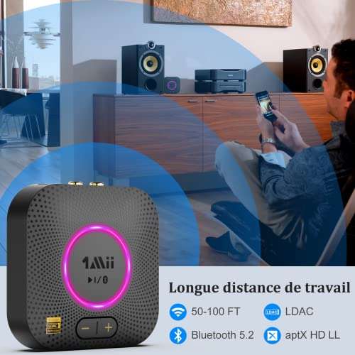 Adaptateur audio Bluetooth pour votre chaîne stéréo domestique – 1Mii