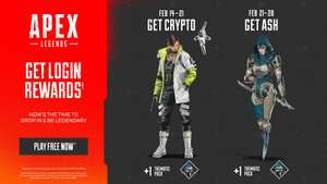 Contenus Numériques Gratuits sur le jeu Apex Legends : Crypto et Ash Gratuits sur Consoles et PC (Dématérialisés)