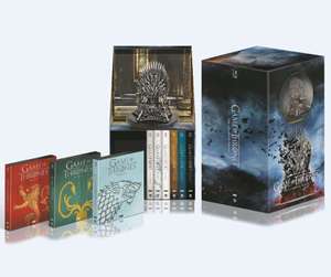Coffret Blu-ray Game of Thrones L'intégrale des Saisons 1 à 8 Iron Anniversary 10 Ans Figurine Trône de Fer