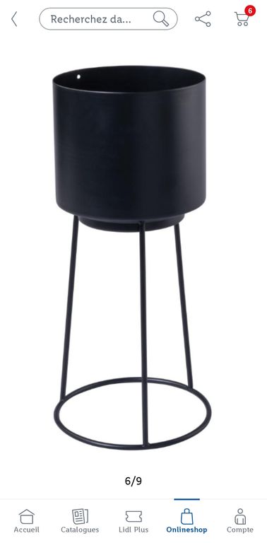 Pot pour plante avec support — Lidl