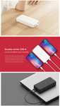 Batterie Externe Xiaomi Redmi Fast Charge - 18 W, 20 000 mAh, entrée Micro USB/USB Type C, sortie 2 ports USB-A, noir