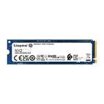 Pack SSD interne M.2 NVMe 4.0 Kingston NV2 SNV2S/1000G - 1 To + Kit RAM Kingston Fury Beast (KF436C17BBK2/16) - 16Go (2x8Go) DDR4, 3600MHz