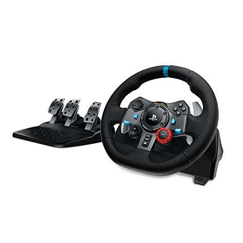 Volant de course avec pédales Logitech G29 Driving Force pour PS5, PS4 & PC (via coupon)