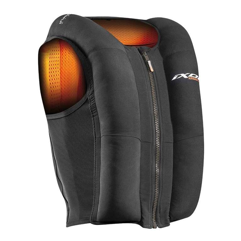 Gilet Airbag Ixon Ix-Airbag U03 Homme - Noir/Orange (Tailles M & XL)