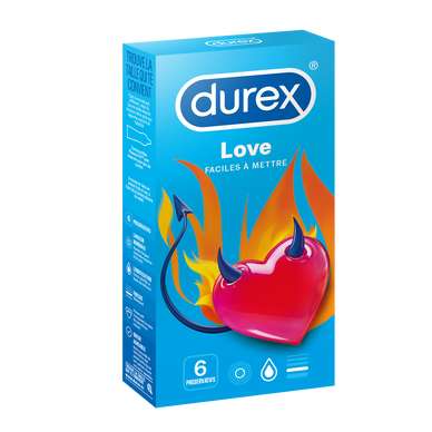 Lot de 2 boîtes de 6 préservatifs Durex