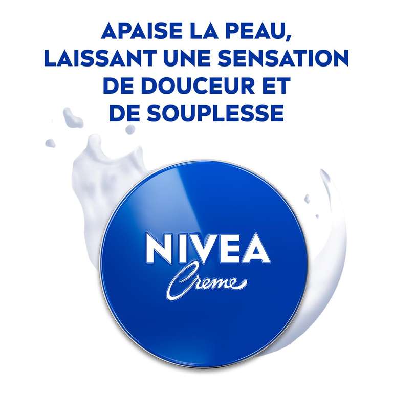 Crème visage, corps & mains NIVEA - 150 ml (Via Coupon et Via Prévoyez et Économisez)