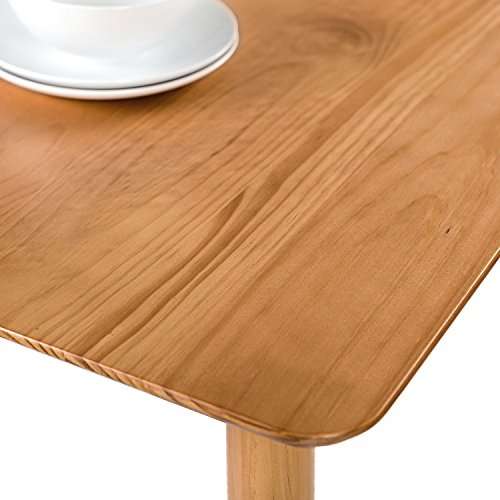 Table à manger en bois massif Zinus Jen - 120×74.9×73.7cm