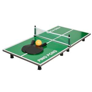 Mini Table de Ping-Pong avec raquettes et filet 95064000 - 5 pièces