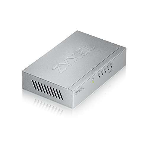 Switch Fast Ethernet de bureau Zyxel - 5 ports, boîtier en métal, Garantie à vie (Vendeur Tiers)