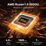 Mini PC Beelink SER5 - Ryzen 5 5500U, 16 Go de RAM, 500 Go SSD, Windows 11 (vendeur tiers - via coupon)
