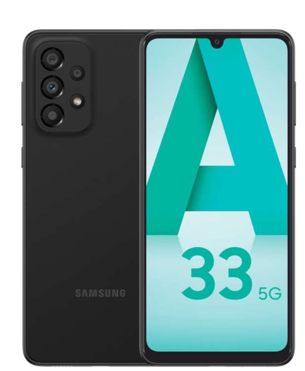 Smartphone 6.4" Samsung A33 5G - 128 Go, noir (valable sur Casino Drive, Livraison, et Casino Plus dans les Magasins Participants)