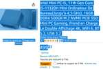 Mini PC Trigkey - i5-11320H, 16Go RAM DDR4, SSD NVMe 500Go, Double Affichage 4K, WiFi 6 (Via coupon - Vendeur tiers)